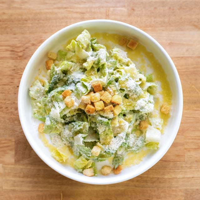 Insalata Caesar.